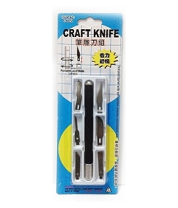 C-6012 筆刀 | 雕刻刀 (6款刀片組合)